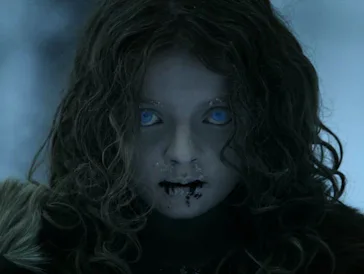 The little girl wright from the first episode of Game of Thrones.