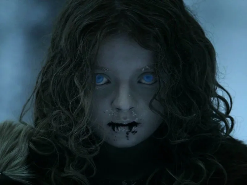 The little girl wright from the first episode of Game of Thrones.