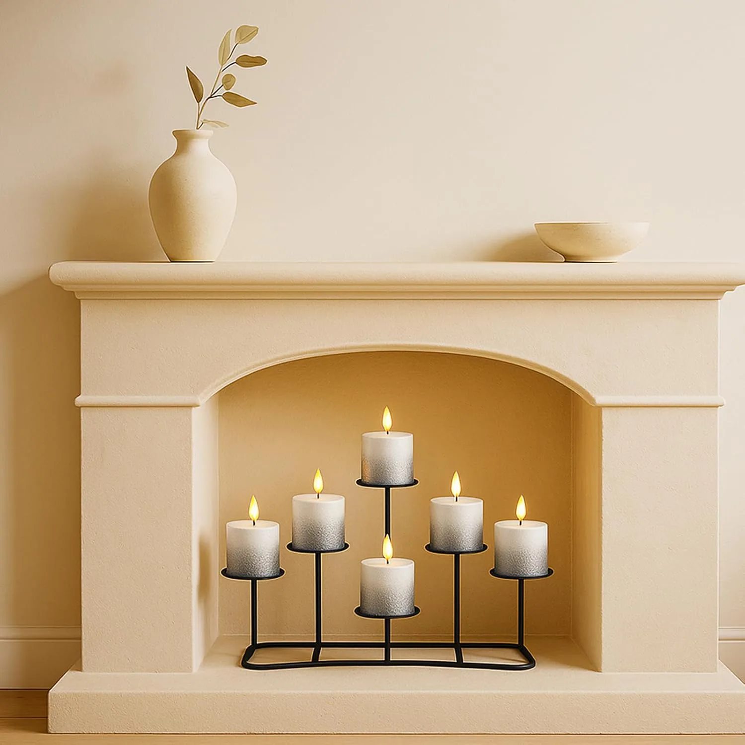 Smtyle Fireplace Candelabra