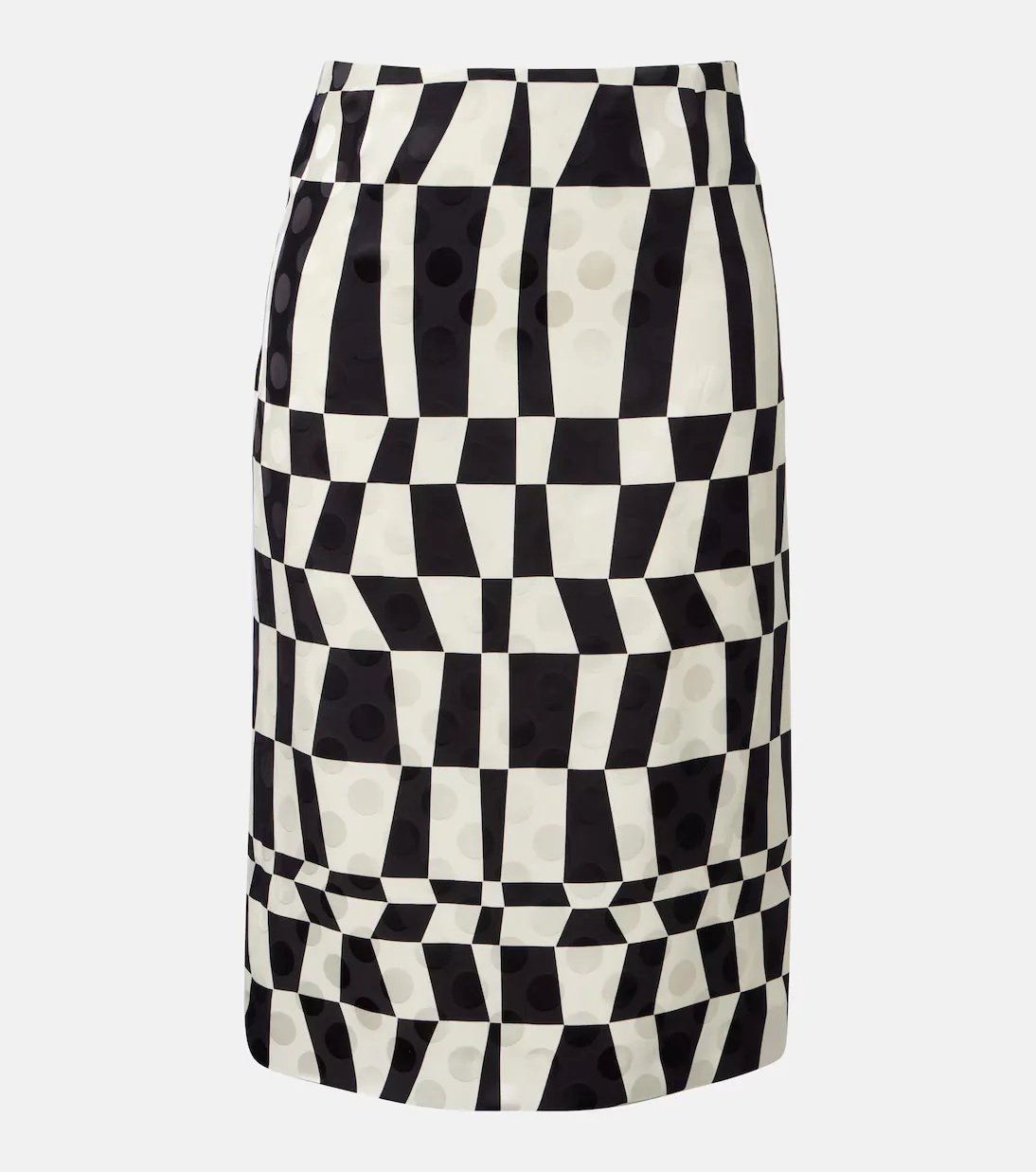 Printed Pencil Skirt