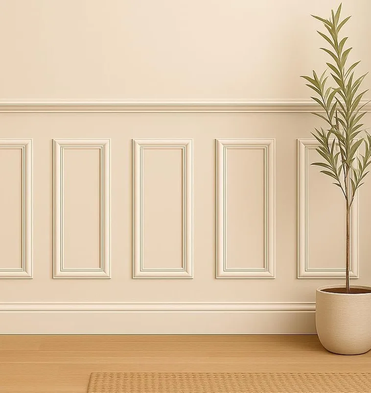 Ekena Millwork Molded Classic Wainscot Wall Panel
