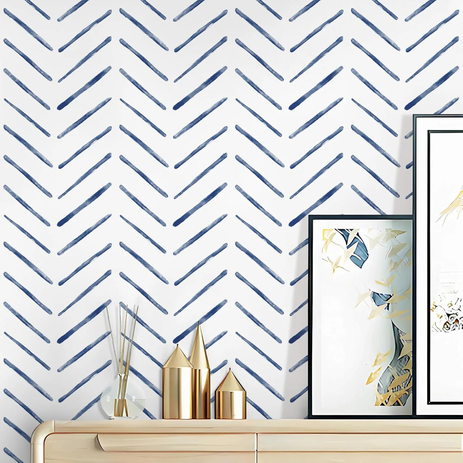 Rugreat Herringbone Peel-and-Stick Wallpaper