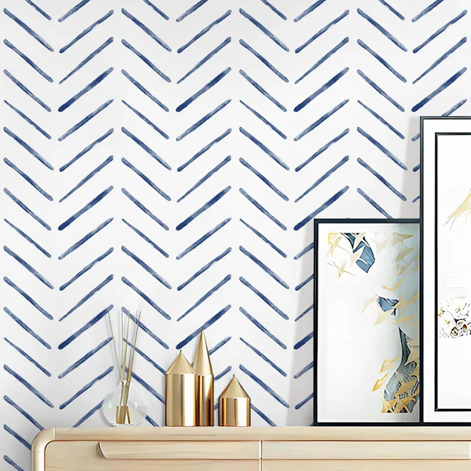 Rugreat Herringbone Peel-and-Stick Wallpaper