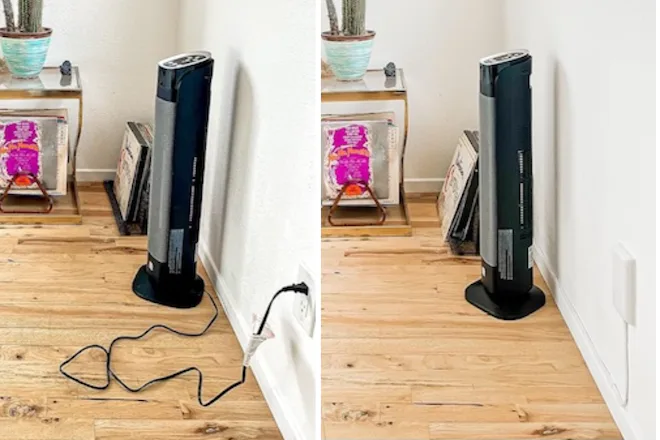 Sleek Socket Outlet Concealing Extension Cord