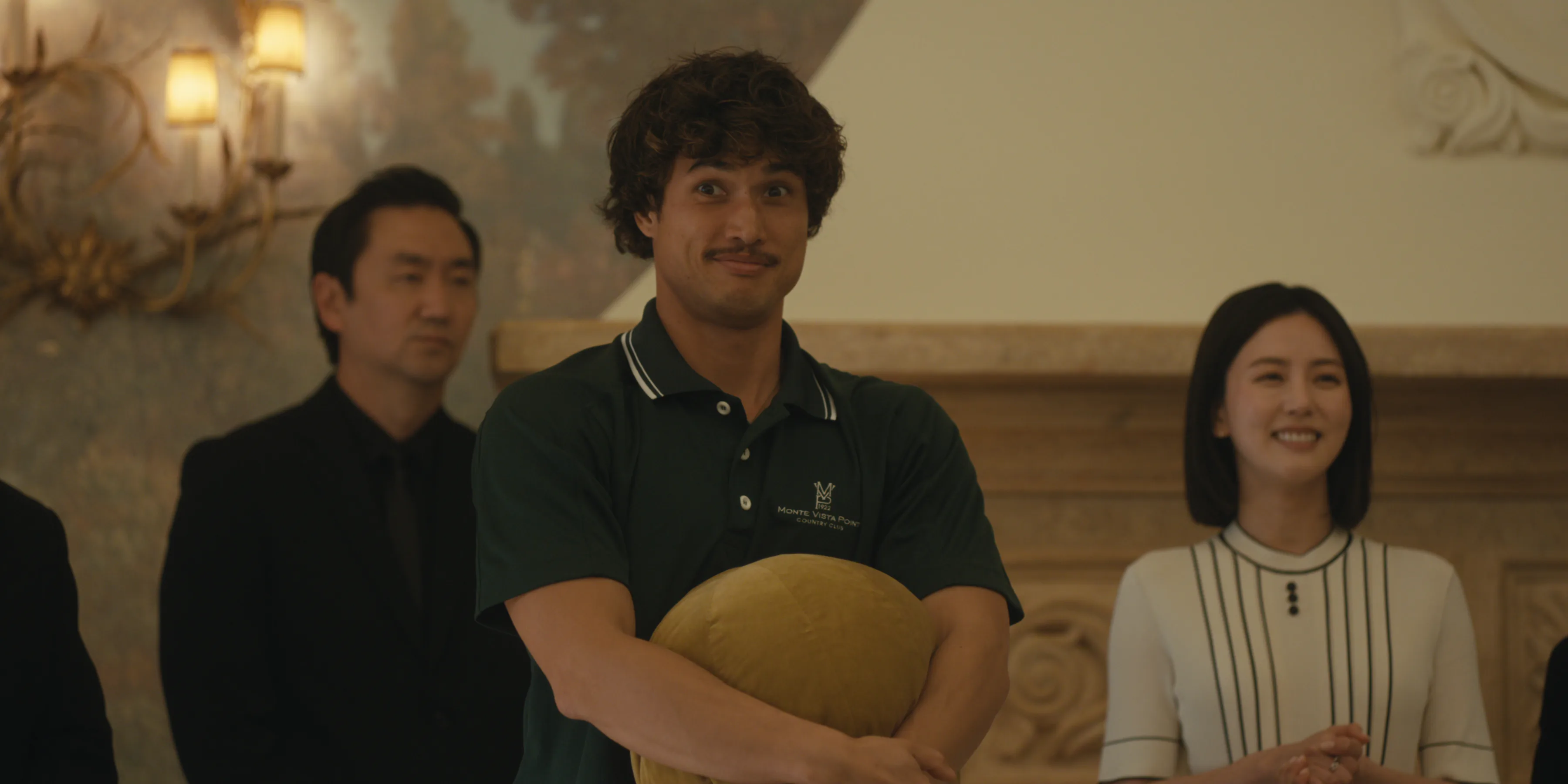 Charles Melton and Seoyeon Jang in Beef Season 2. Photo via Netflix