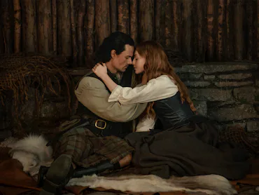 Brian and Ellen in Outlander: Blood of My Blood Season 2. Photo via Starz