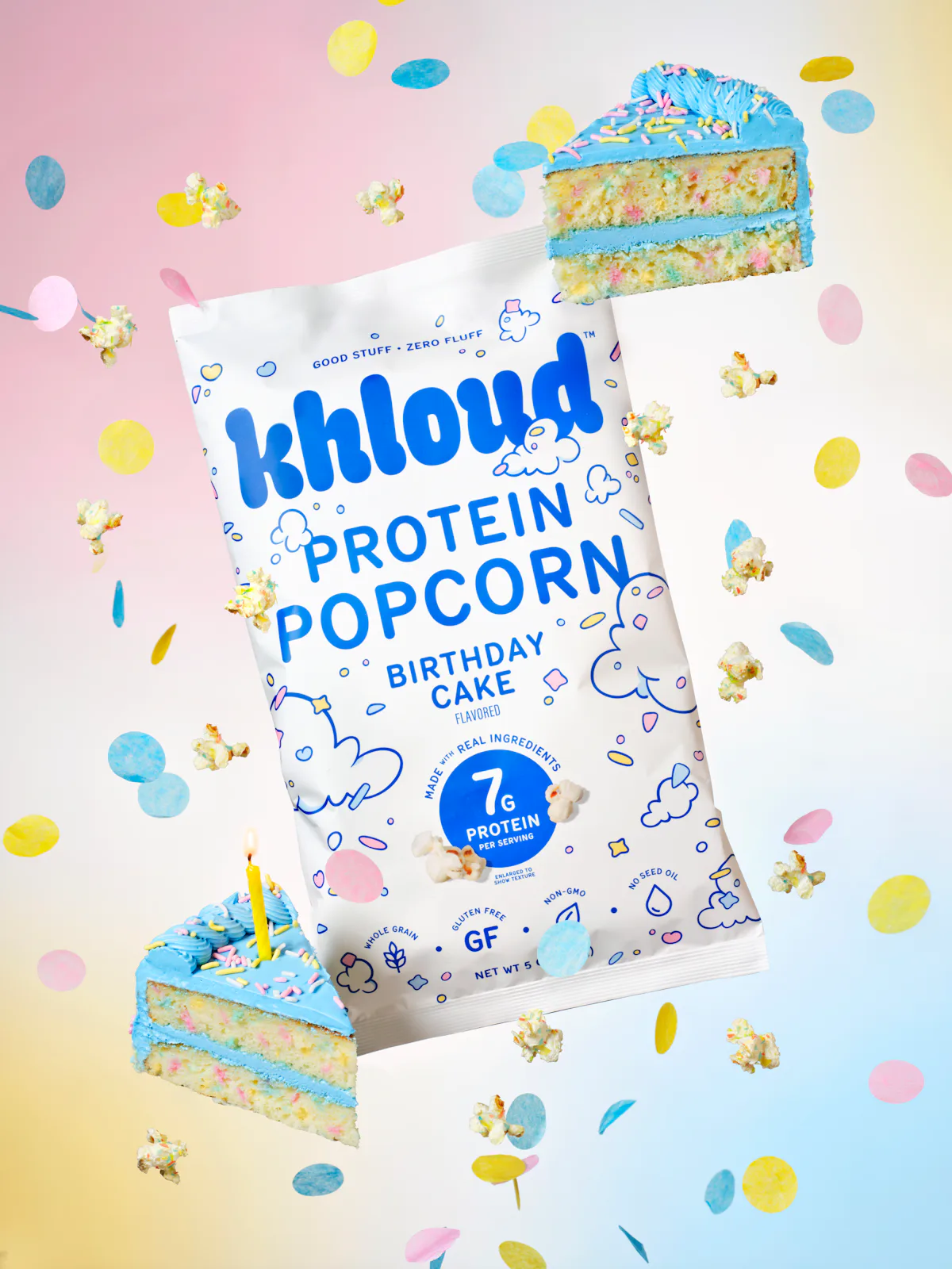 I Tried Khloé Kardashian's Khloud Birthday Cake Protein Popcorn