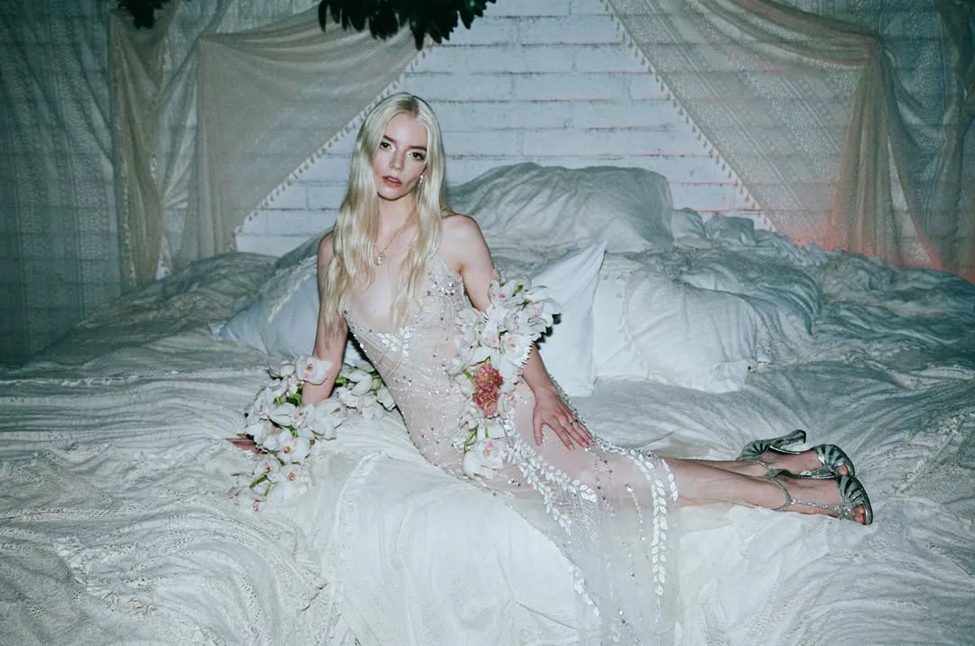 Anya Taylor Joy wears Rodarte on Instagram.