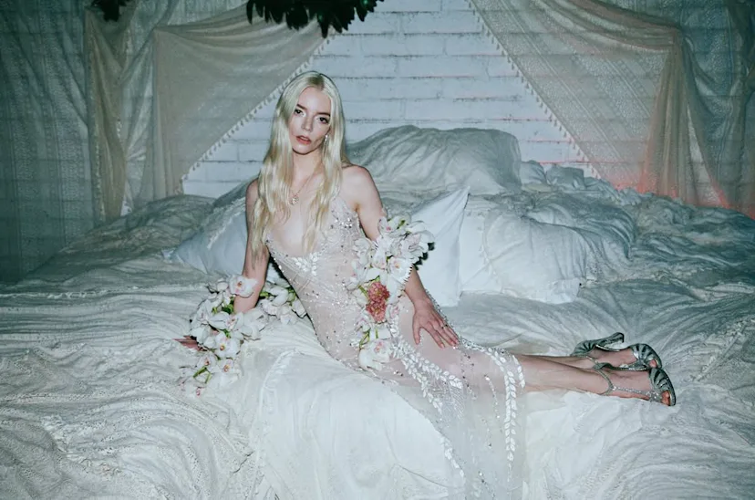 Anya Taylor Joy wears Rodarte on Instagram.