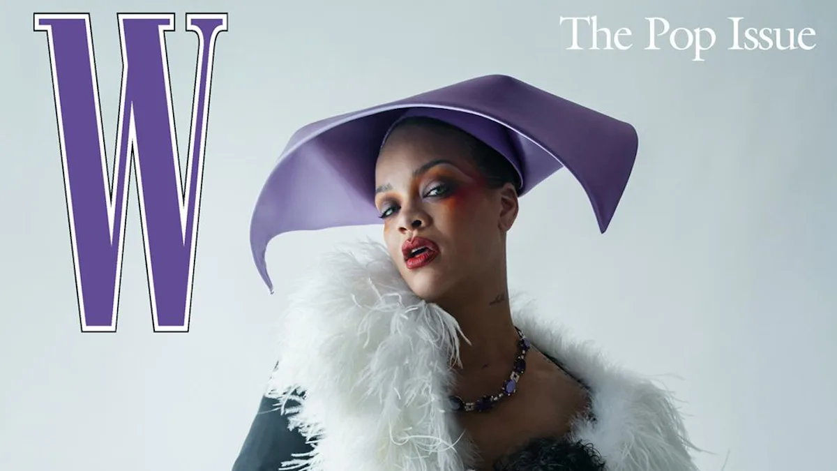 Rihanna and Baby Rocki on W Magazine cover