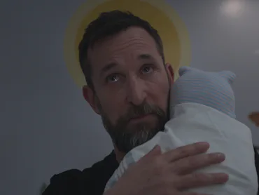 Dr. Robby with Baby Jane Doe on The Pitt Season 2 finale. Photo via HBO Max