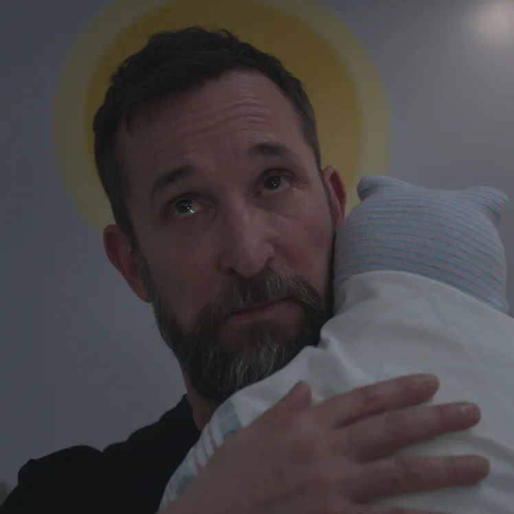 Dr. Robby with Baby Jane Doe on The Pitt Season 2 finale. Photo via HBO Max