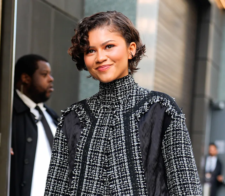 bustle.com - Alyssa Lapid - Zendaya's Feathery Skirt 'Fit Was Business On Top, Party On The Bottom