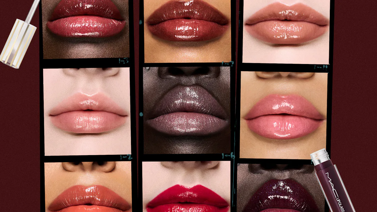 what is in m.a.c lip gloss MAC Cosmetics Glass Lip NEW BOX 3.1 ML / 0.10 US fl oz MAC Lipglass Picks and Swatches
