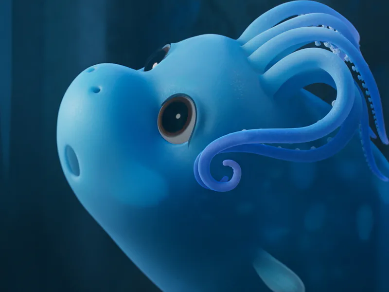 Ally the squid-pig in Bong Joon-ho's first animated film, Ally