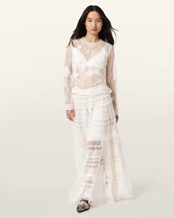 Arlea Tulle Maxi Skirt