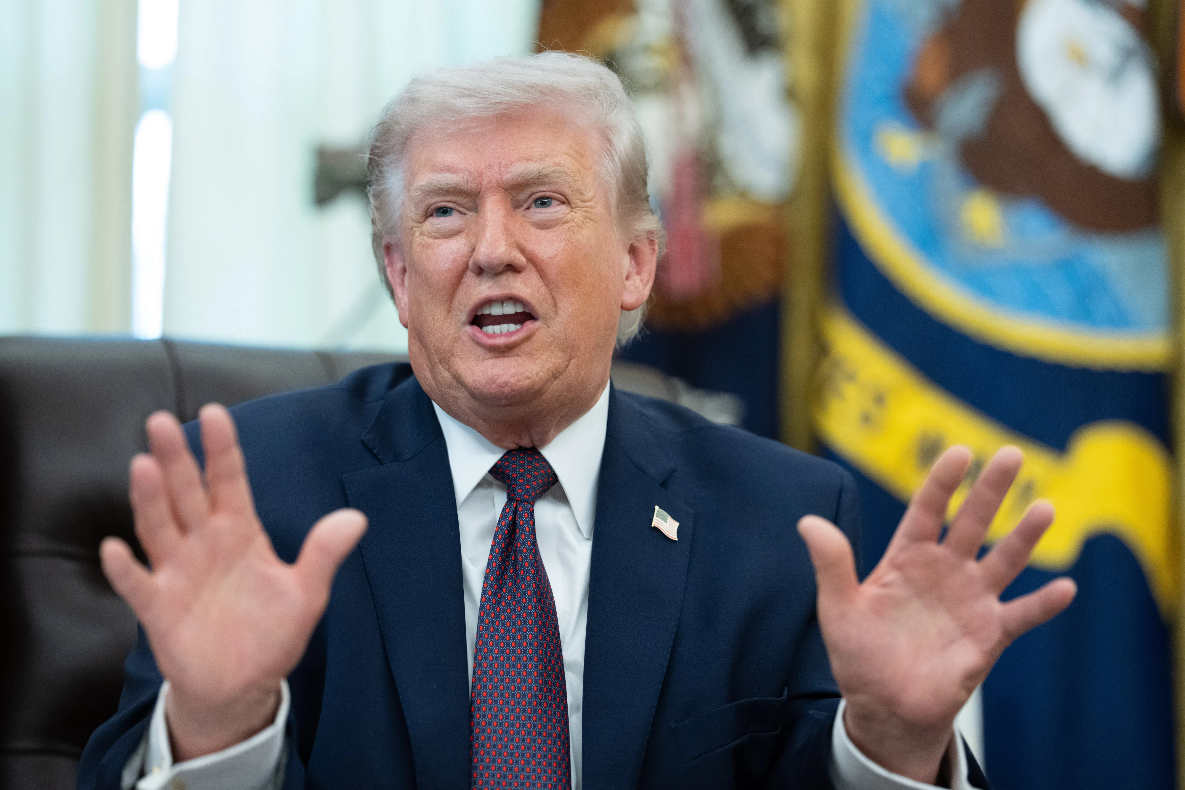 Donald Trump on April 1, 2026. 