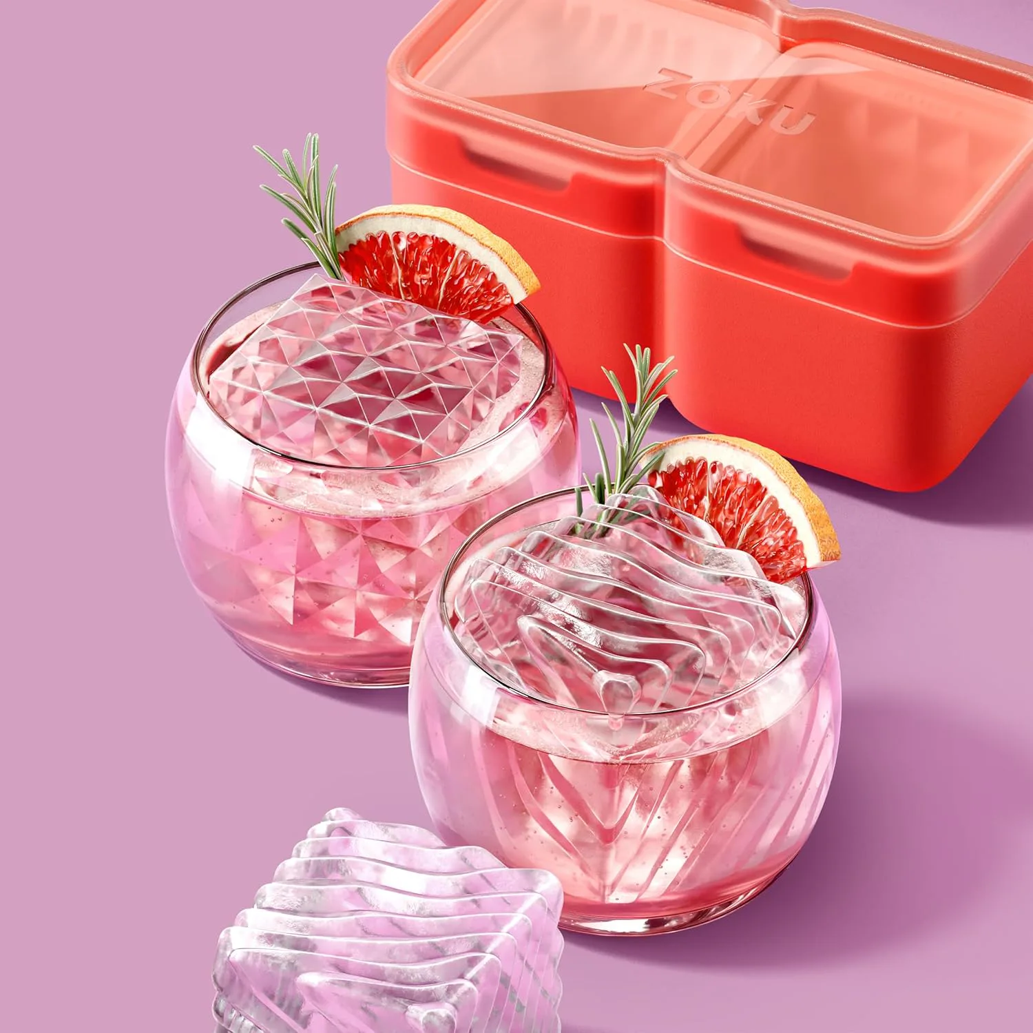 ZOKU Silicone Ice Molds (2-Pack)