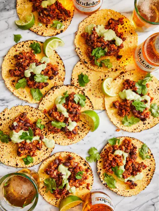cauliflower tacos, in a story about meatless dinner ideas.