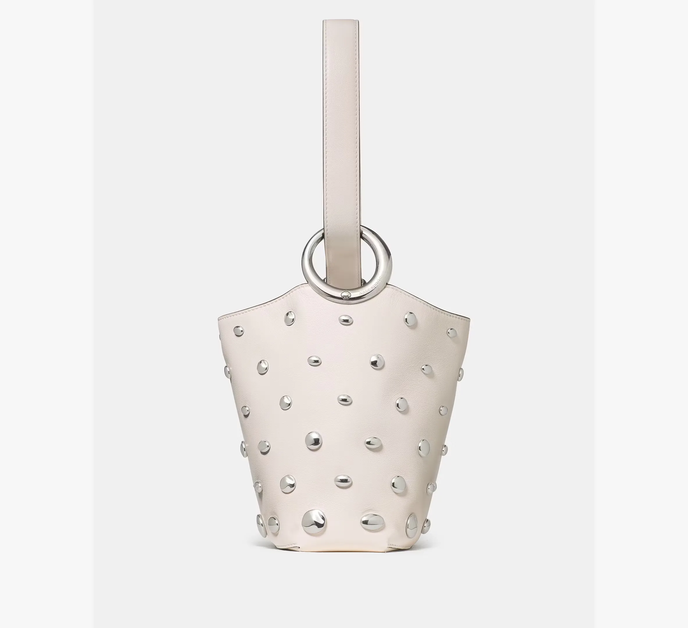 Halo Studded Mini Bucket Bag