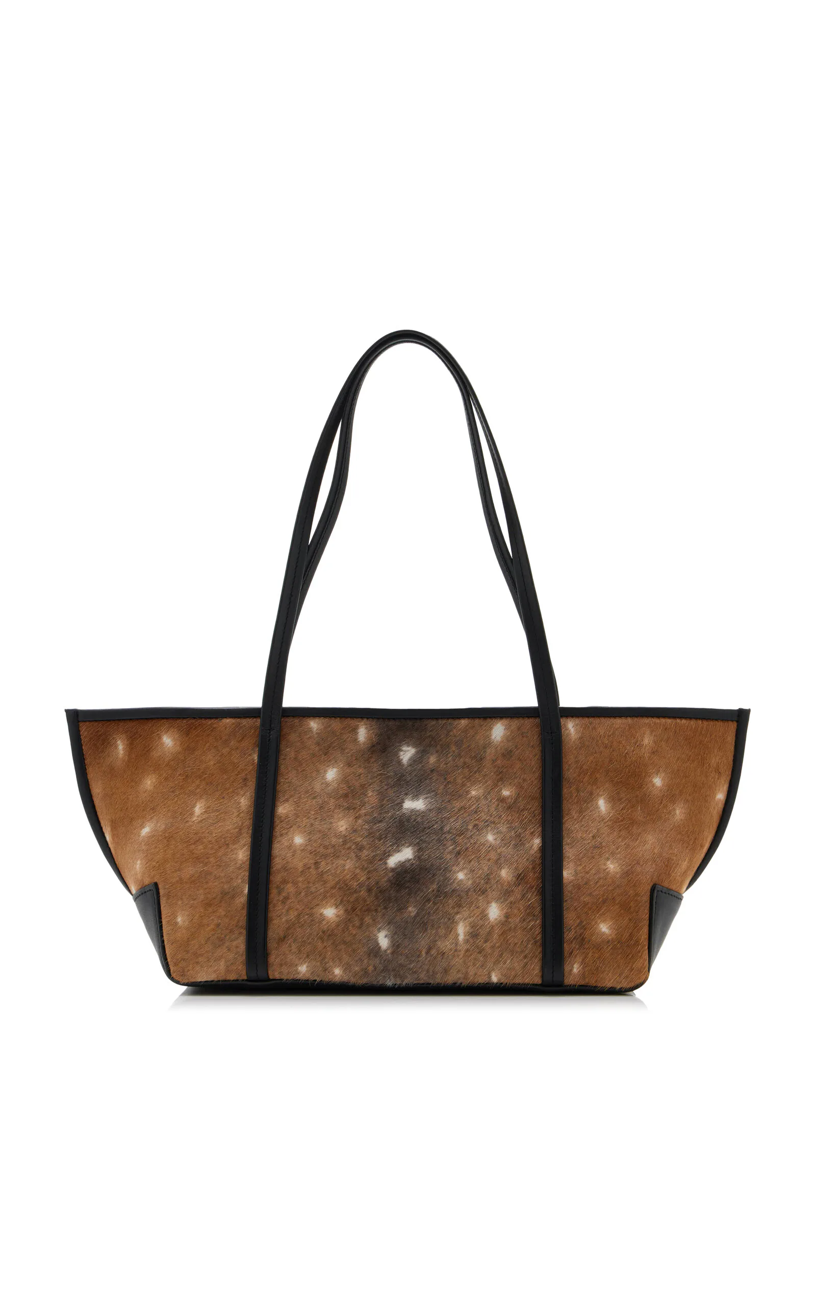 Fawn Leather Bateau Tote Bag
