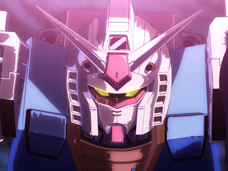 A Gundam gears up for battle in Mobile Suit Gundam: Cucuruz Doan's Island