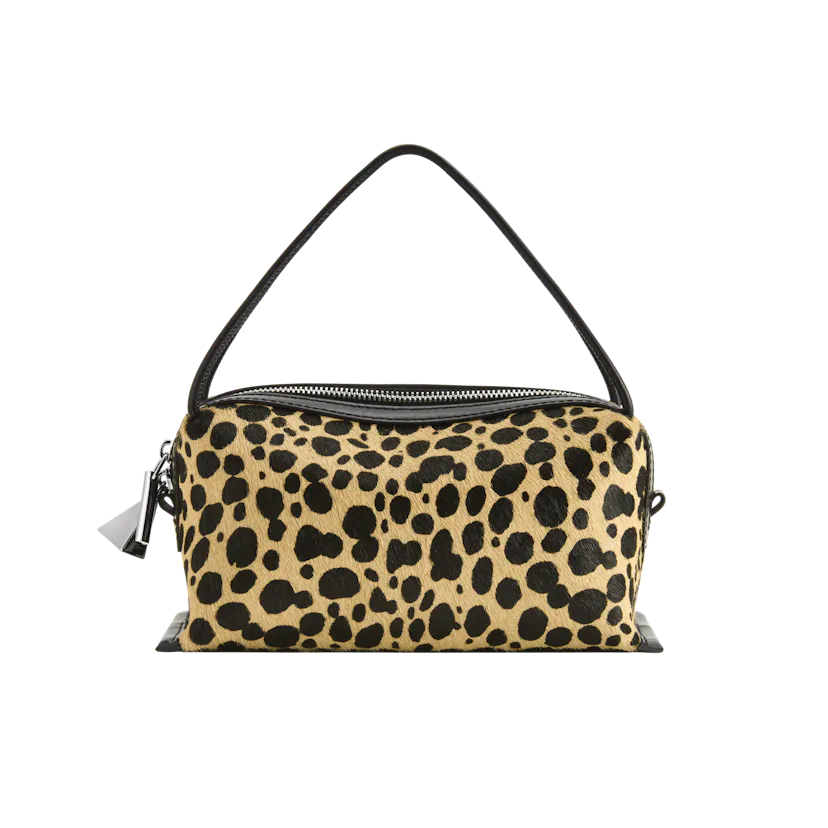 Cheetah Calf Hair Café Mini