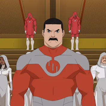 Grand Regent Thragg (Lee Pace) in Invincible