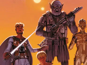 Early Ralph McQuarrie 'Star Wars' concept art, including a version of "Chewbacca" who later became Z...