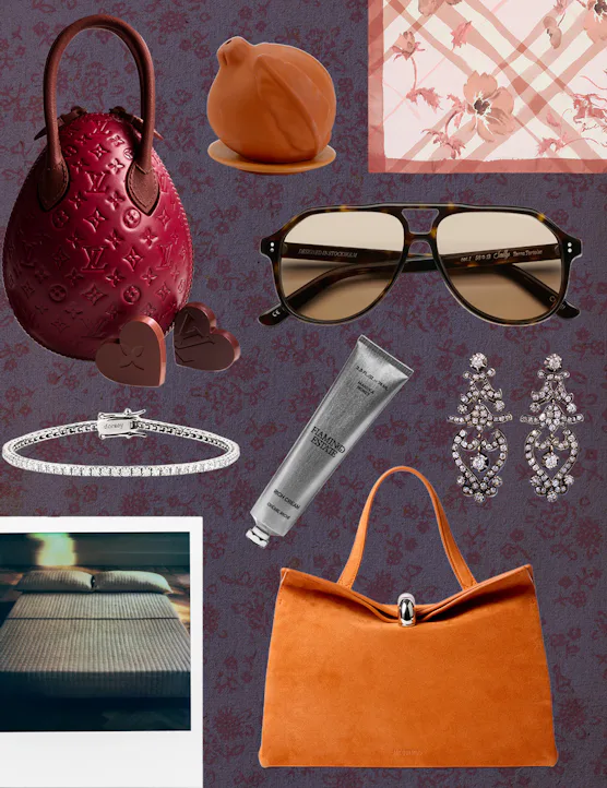 a collage of mother's day gift items