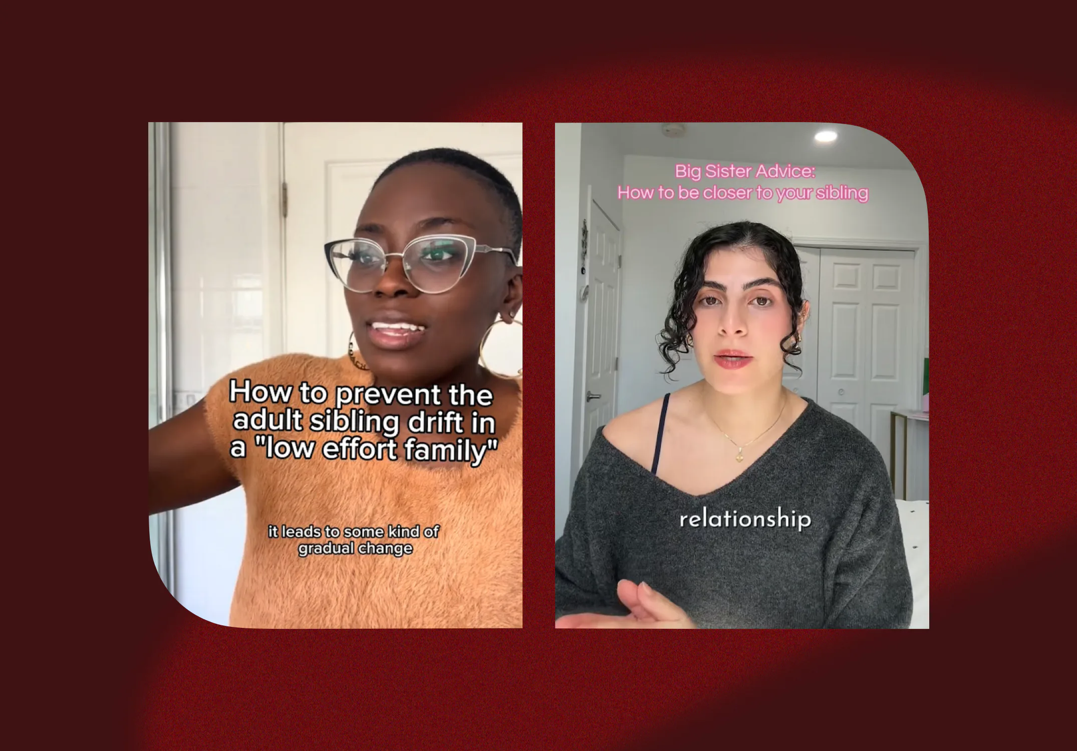 What to know about sibling drift.