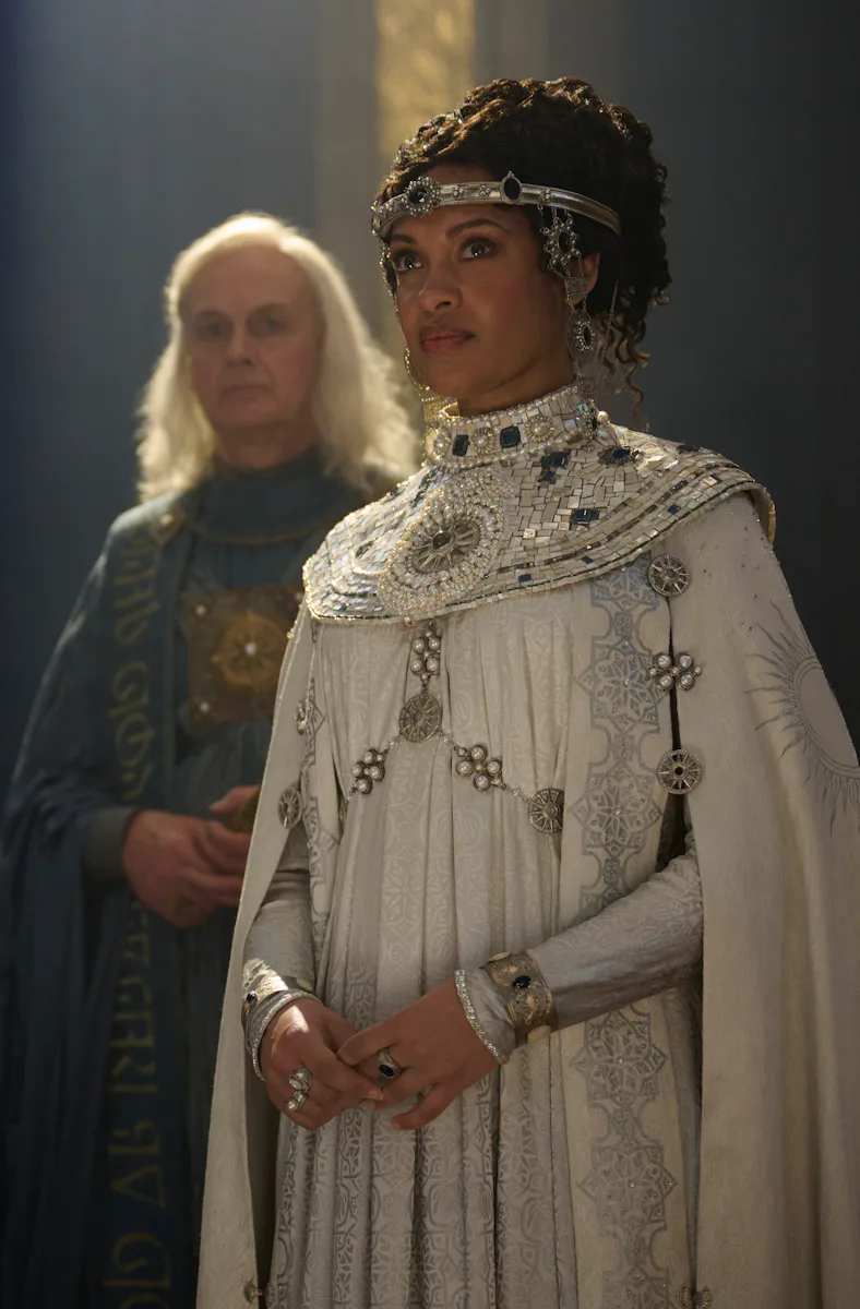 Cynthia Addai Robinson as Queen Regent Miriel in The Lord of the Rings: The Rings of Power