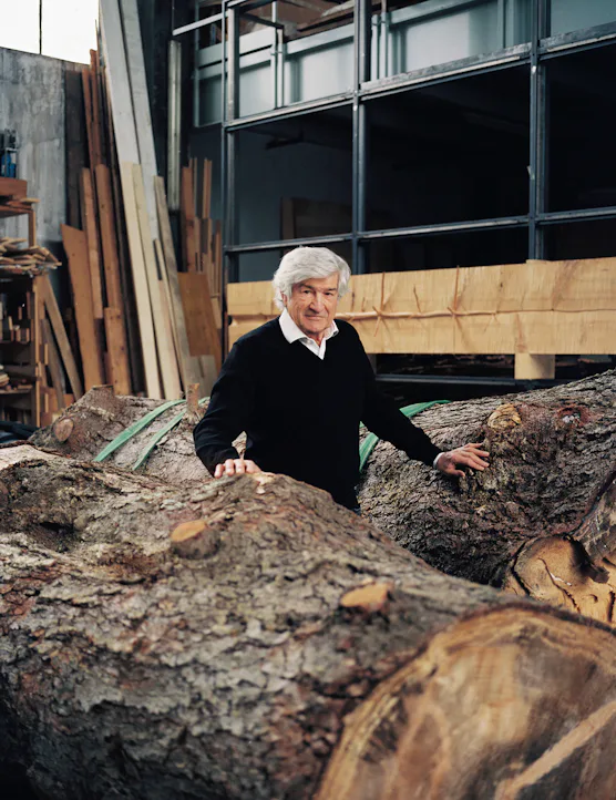 Penone in his studio