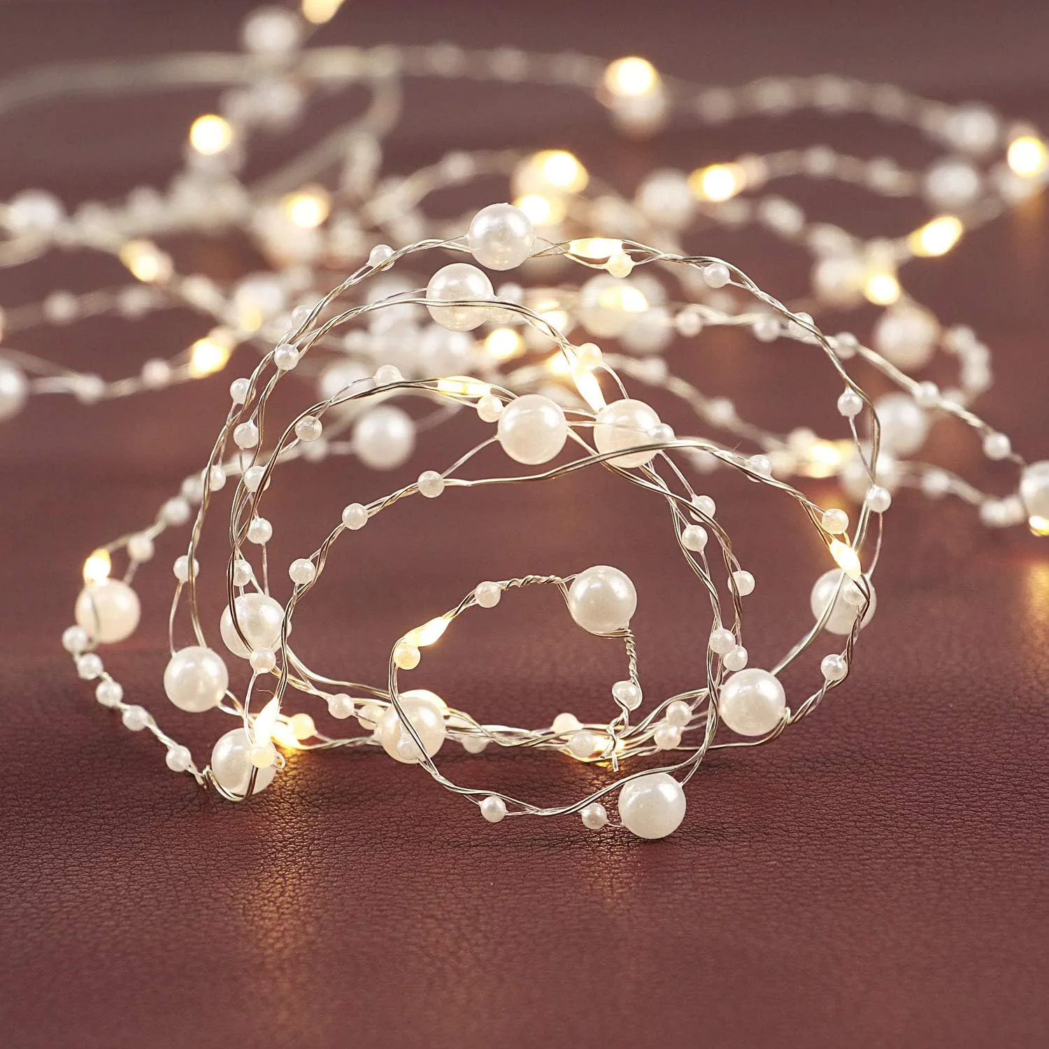 Rhytsing White Pearl String Lights