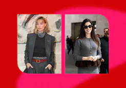 Margot Robbie and Anne Hathaway wearing groutfits in April 2026.