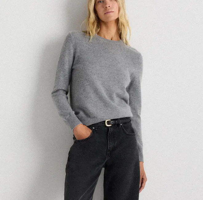 Mongolian Cashmere Crewneck Sweater