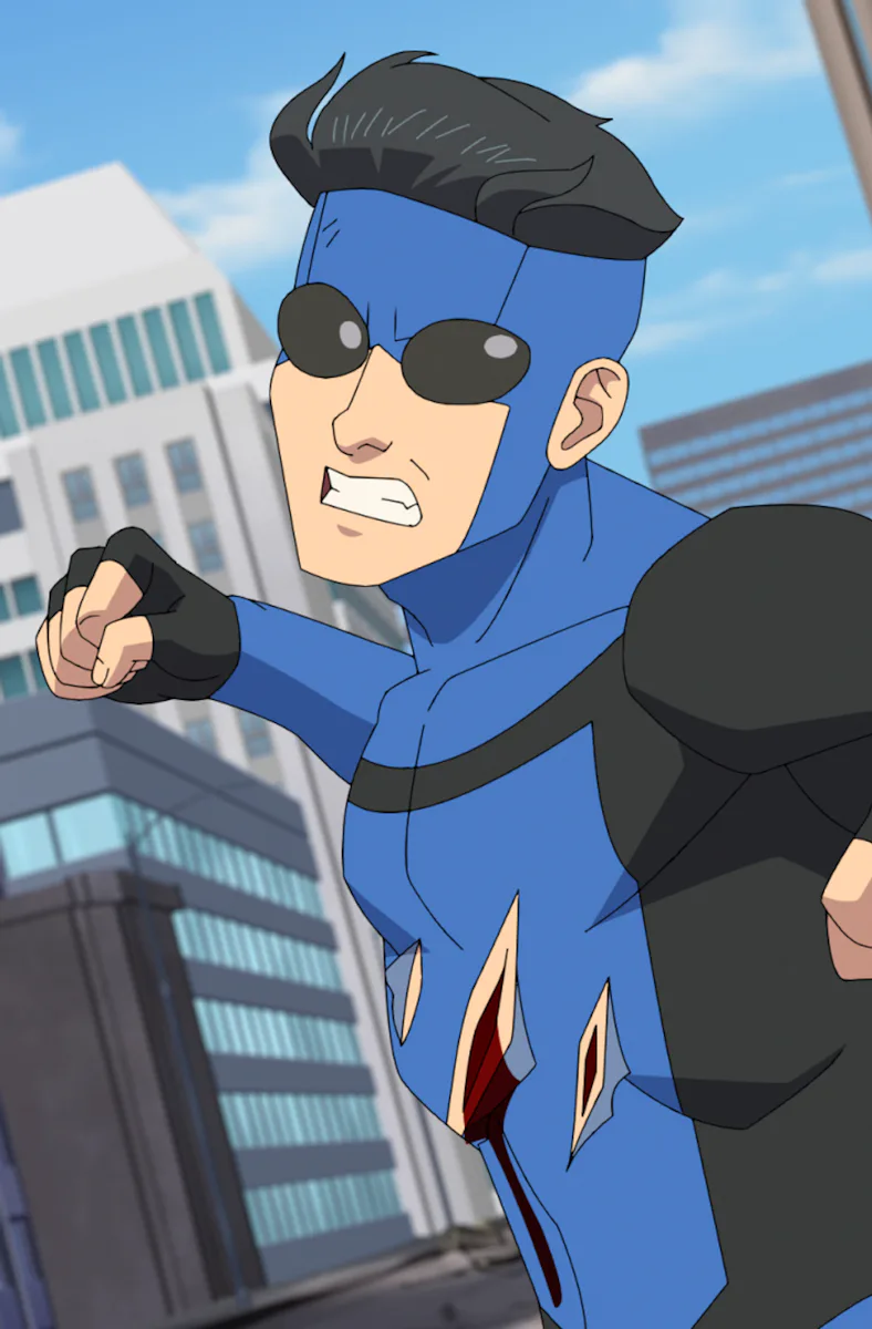 Mark Grayson/Invincible (Steven Yeun) in Invincible