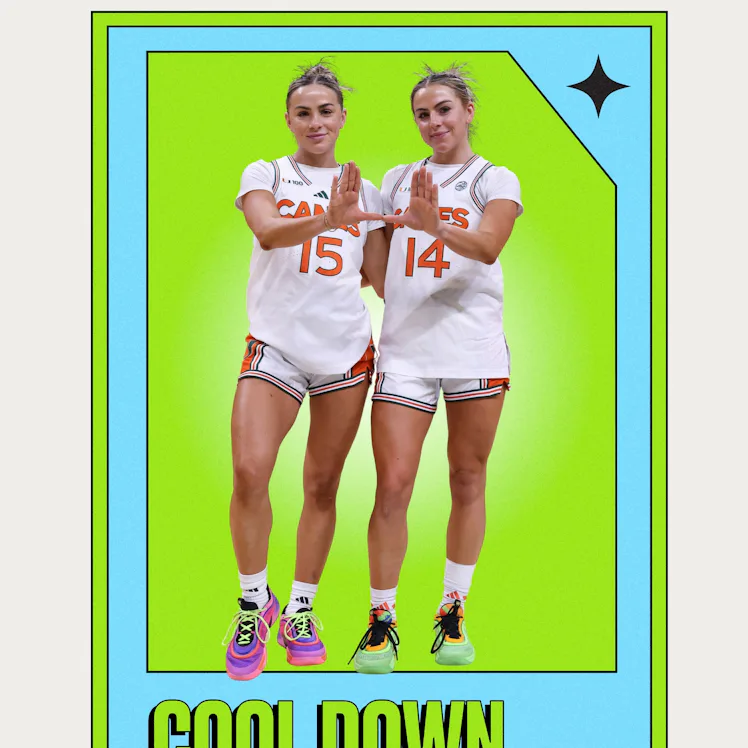 Hanna and Haley Cavinder dish on their favorite ways to cool down and unwind after a basketball game...