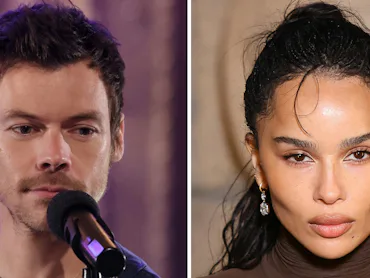 Harry Styles and Zoë Kravitz in 2026. Photos via Getty Images