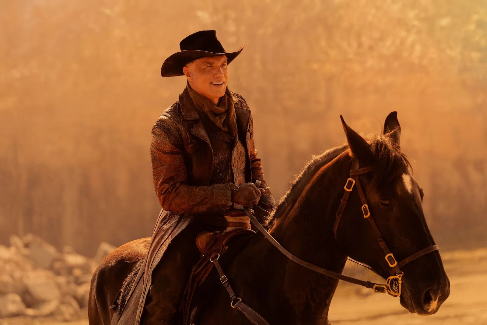 Anson Mount as Captain Pike in 'Star Trek: Strange New Worlds' Season 4.