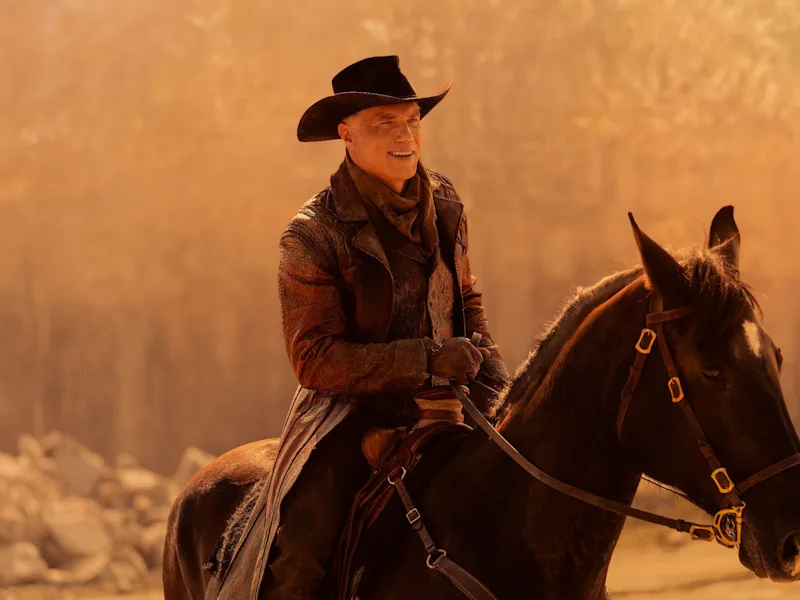 Anson Mount as Captain Pike in 'Star Trek: Strange New Worlds' Season 4.