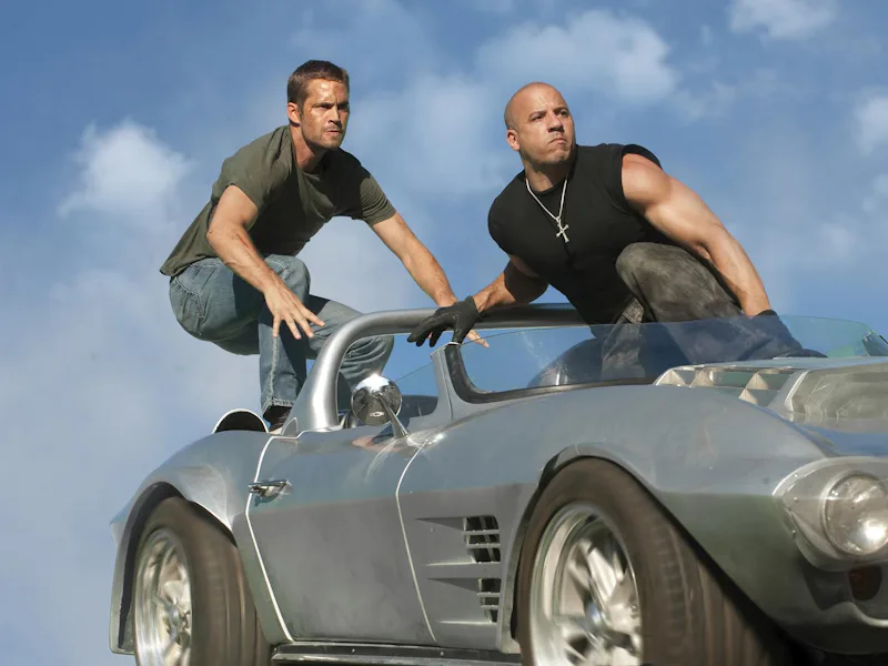 Paul Walker and Vin Diesel in Fast Five