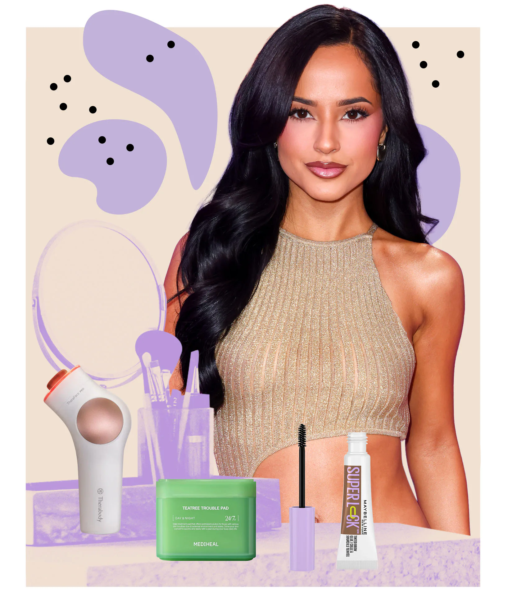 Becky G's beauty routine and favorite K-beauty skin care products.