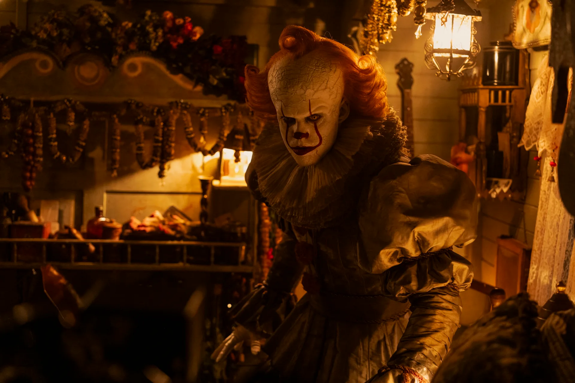 Bill Skarsgård as Pennywise in It: Welcome to Derry