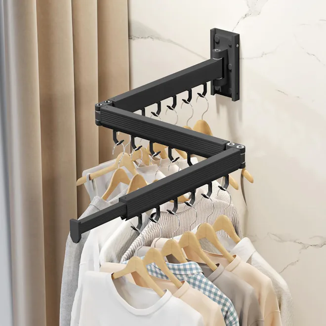 CHAHUANV Wall-Mounted Clothes Drying Rack
