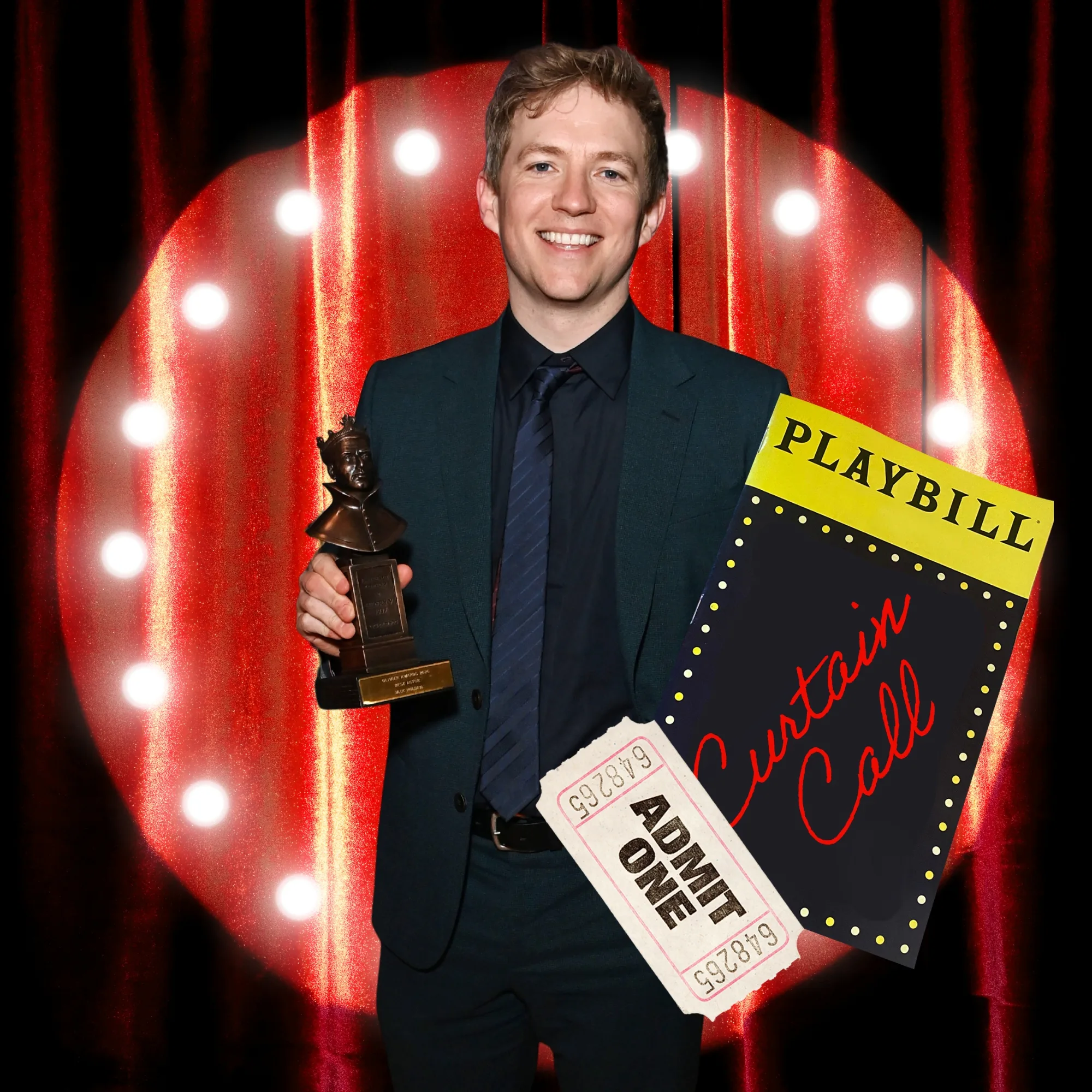 Jack Holden won an Olivier Award for his one-man show, "Kenrex."