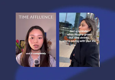 What to know about "time affluence" and why it might be more important than financial wealth.