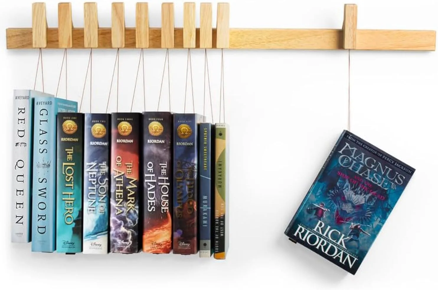 Ash Harbor Floating Wall Bookshelf