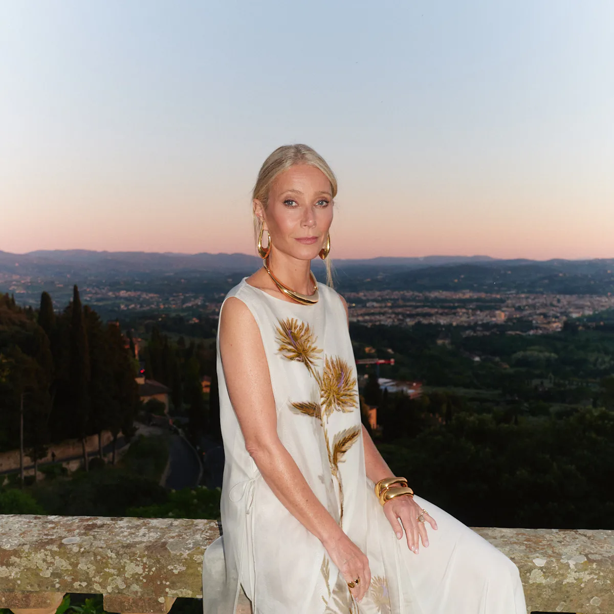 Gwyneth Paltrow's Sheer Goddess Dress Is Perfect Italian Dressing Gwyneth Paltrow's Sheer Goddess Dress Is Perfect Italian Dressing