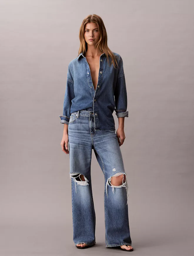 Low Rise Baggy Jeans